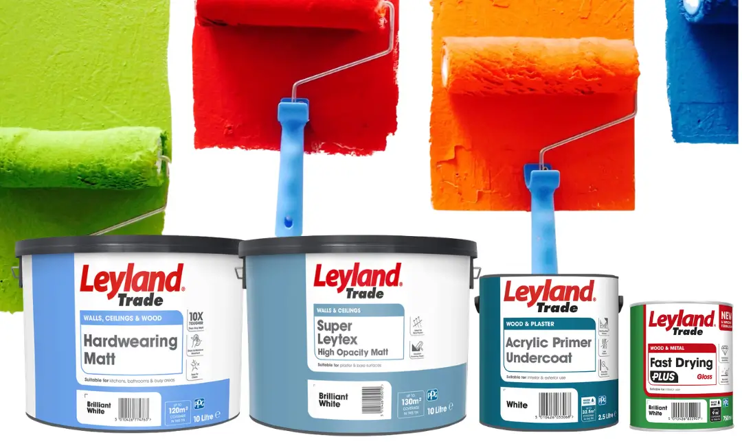 Leyland Trade Paints in stock at Cramlington DIY Centre